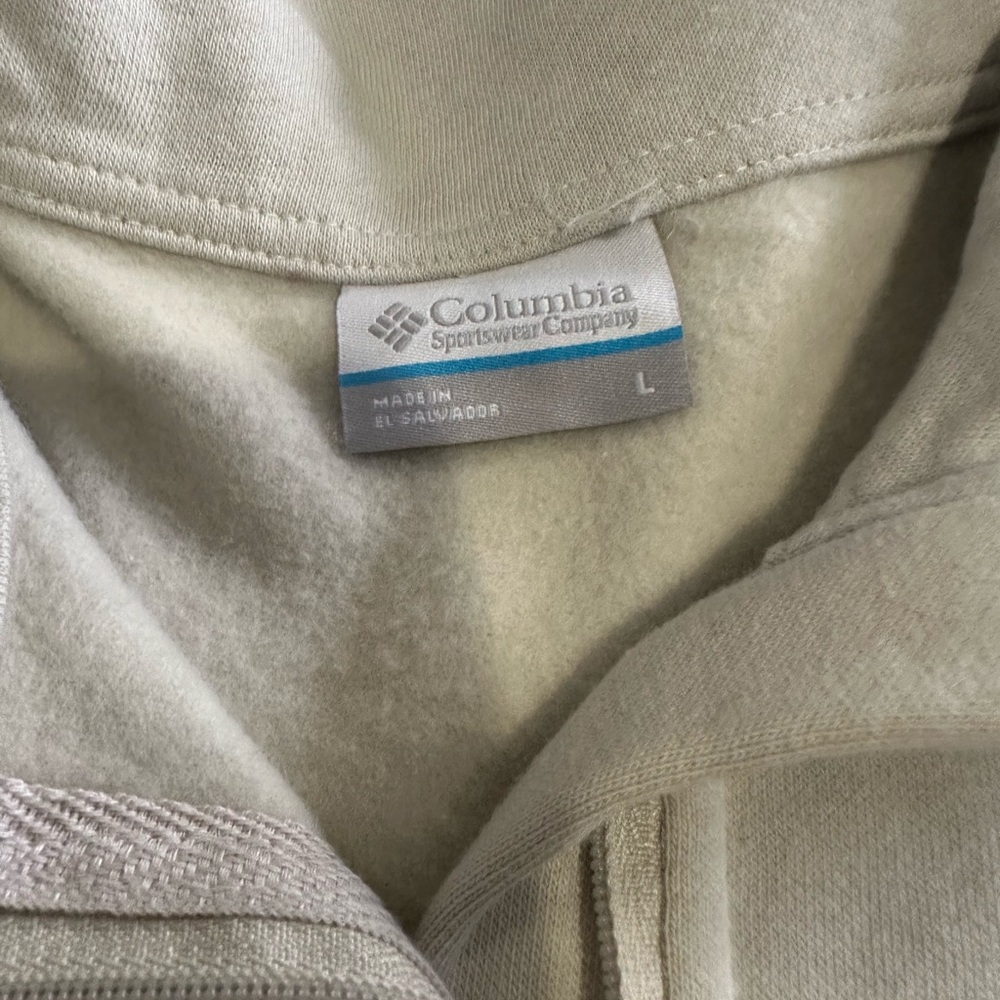 Columbia Light Tan Fleece Jacket